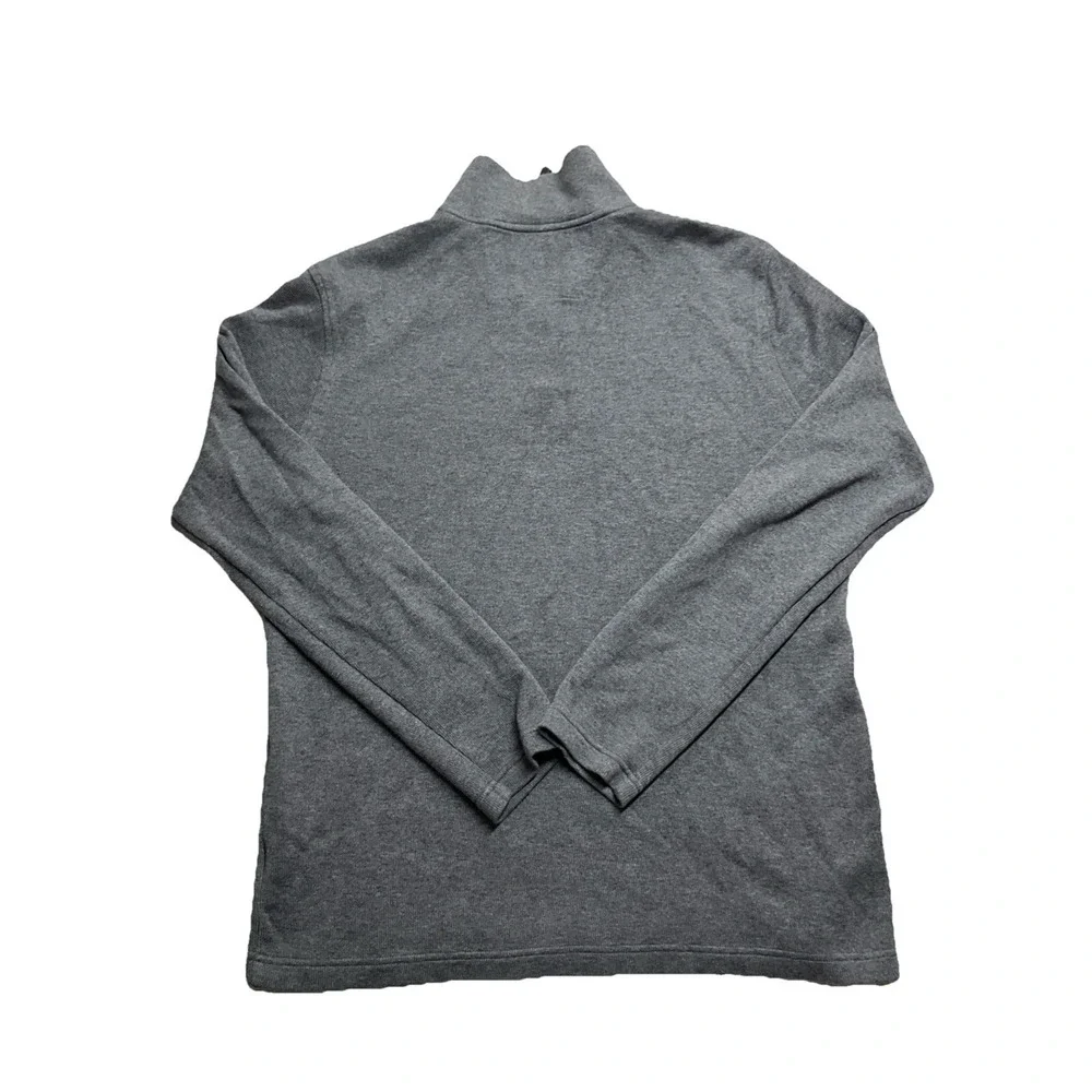Banana Republic Men's Grey Quarter Zip Pullover Sweater‎ Size Large